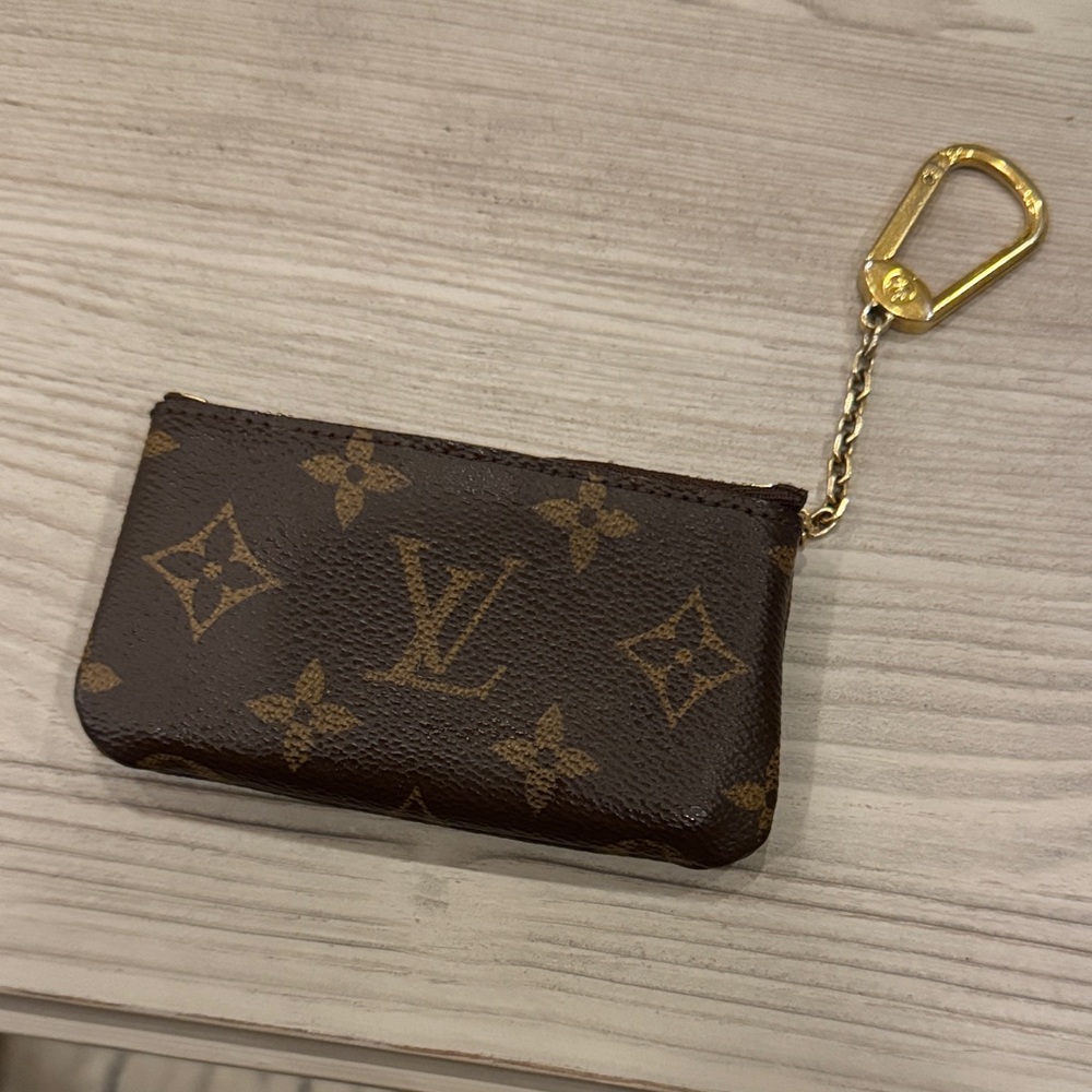 Louis Vuitton Dark Brown Monogram Key Pouch